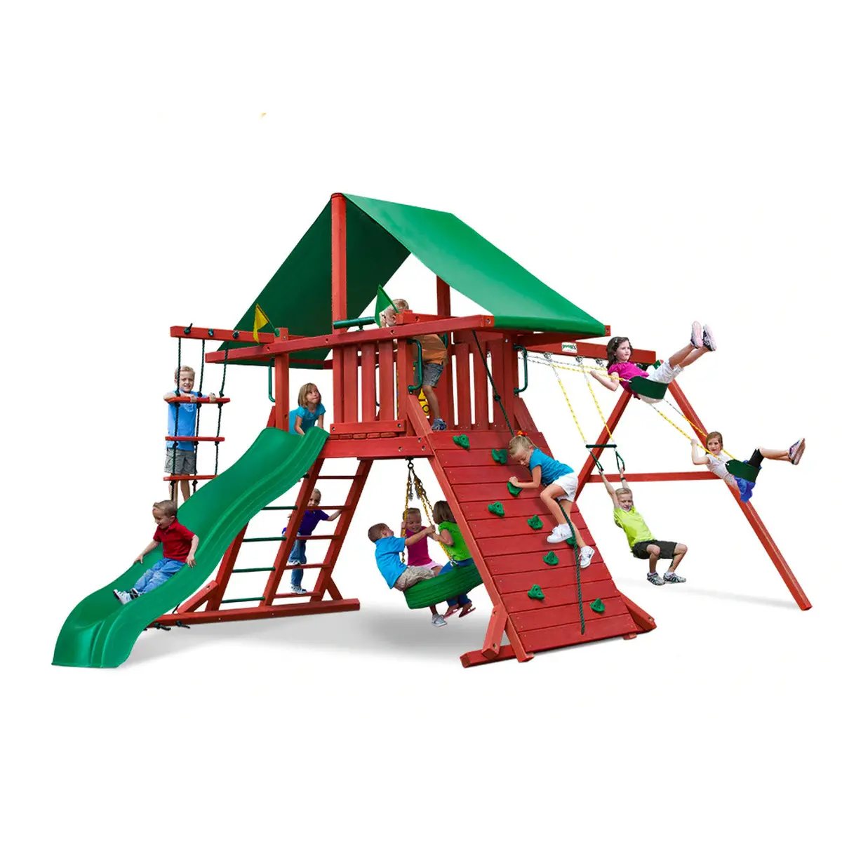 Sun Valley I Wooden Swing Set 1
