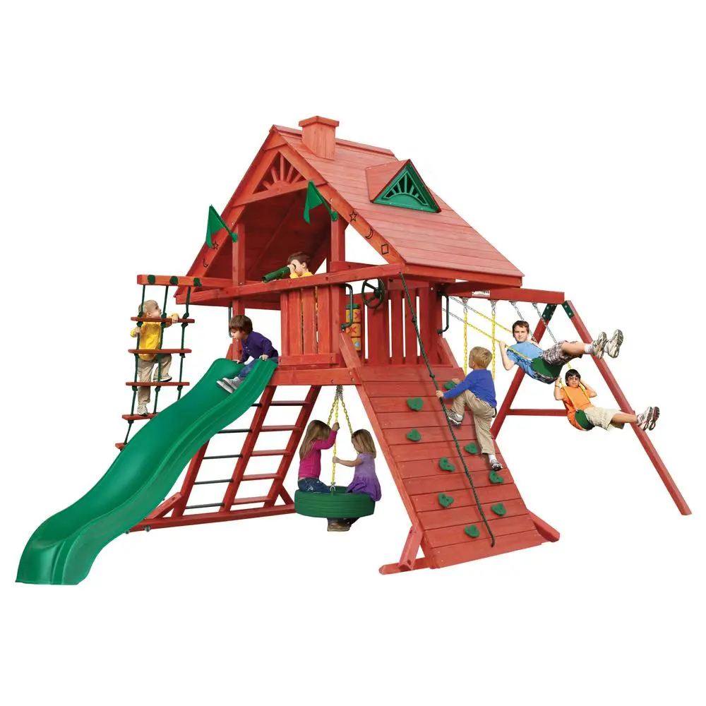 Sun Palace I Wooden Swing Set 1