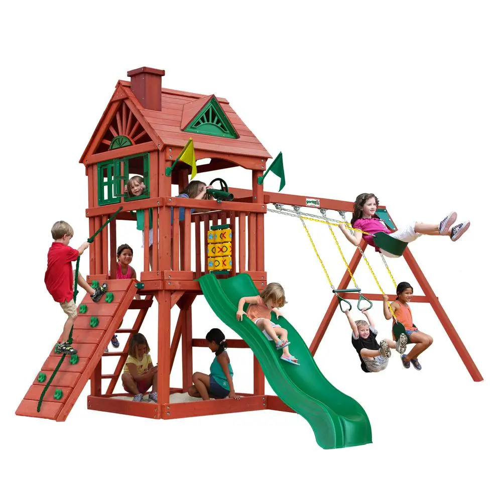 Nantucket Wooden Swing Set 1
