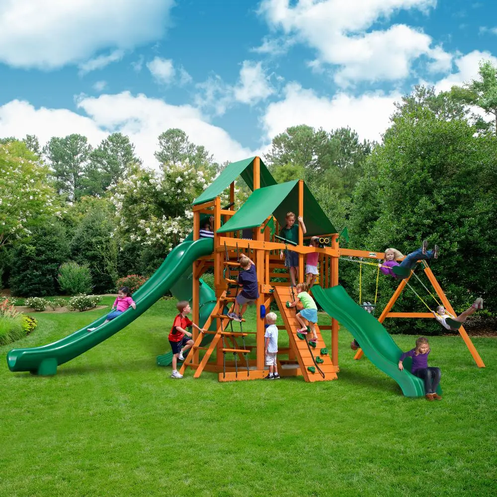 Great Skye Ii Ap Wooden Swing Set 3