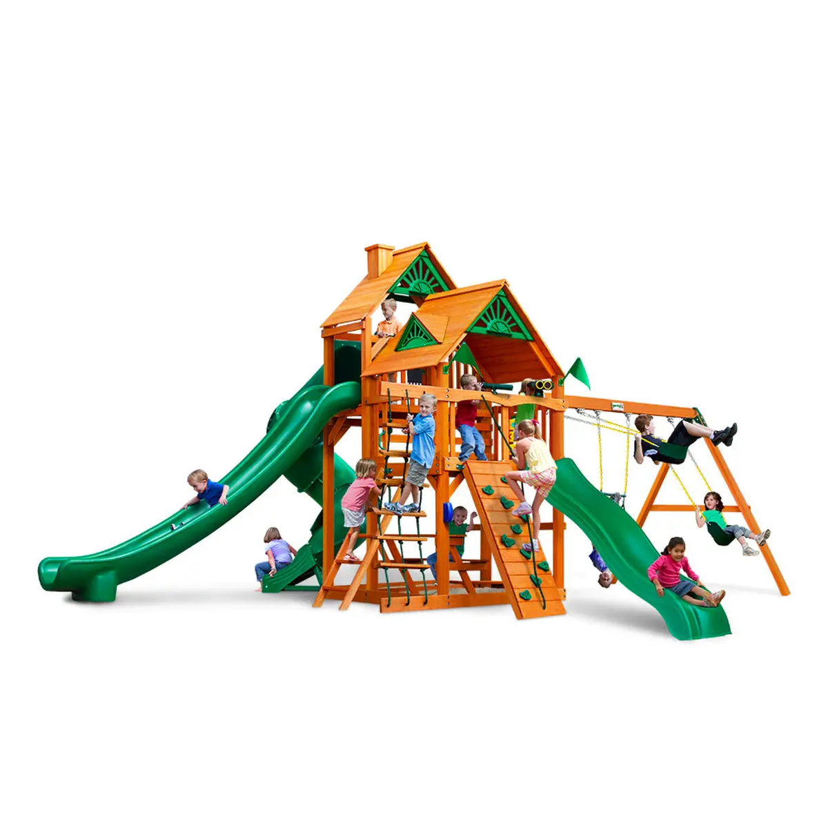 Great Skye Ii Ap Wooden Swing Set 1