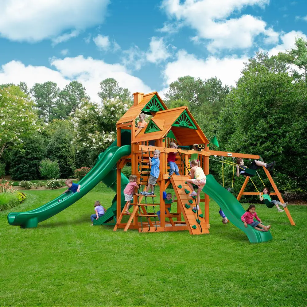 Great Skye Ii Ap Wooden Swing Set 2