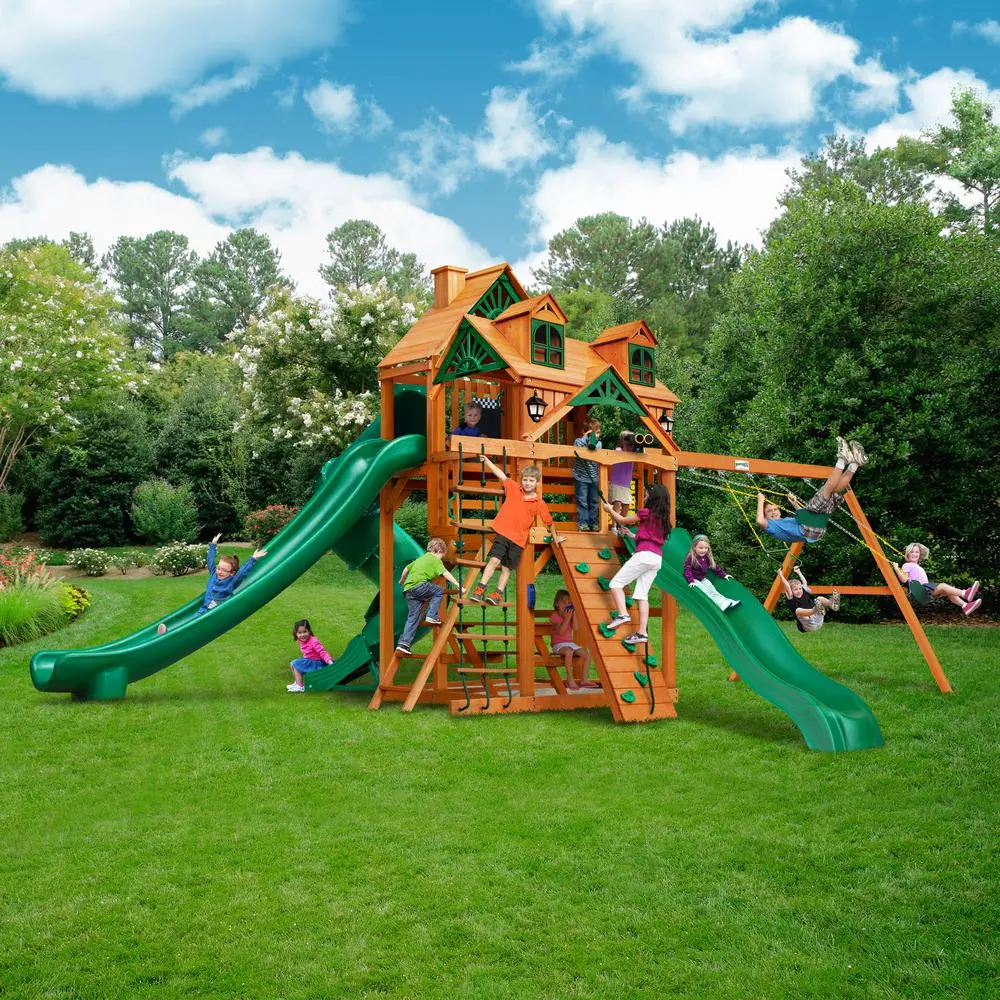 Great Skye Ii Ap Wooden Swing Set 4