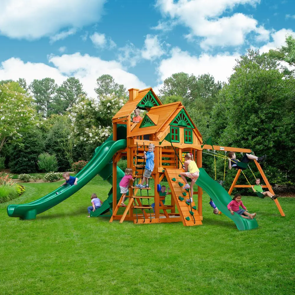 Great Skye Ii Ap Wooden Swing Set 3
