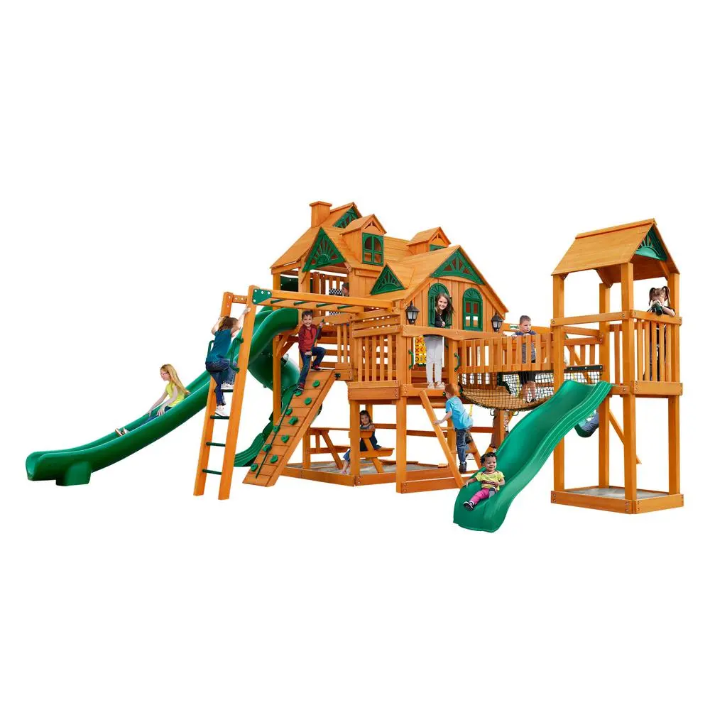 Empire Extreme Ap Wooden Swing Set 1