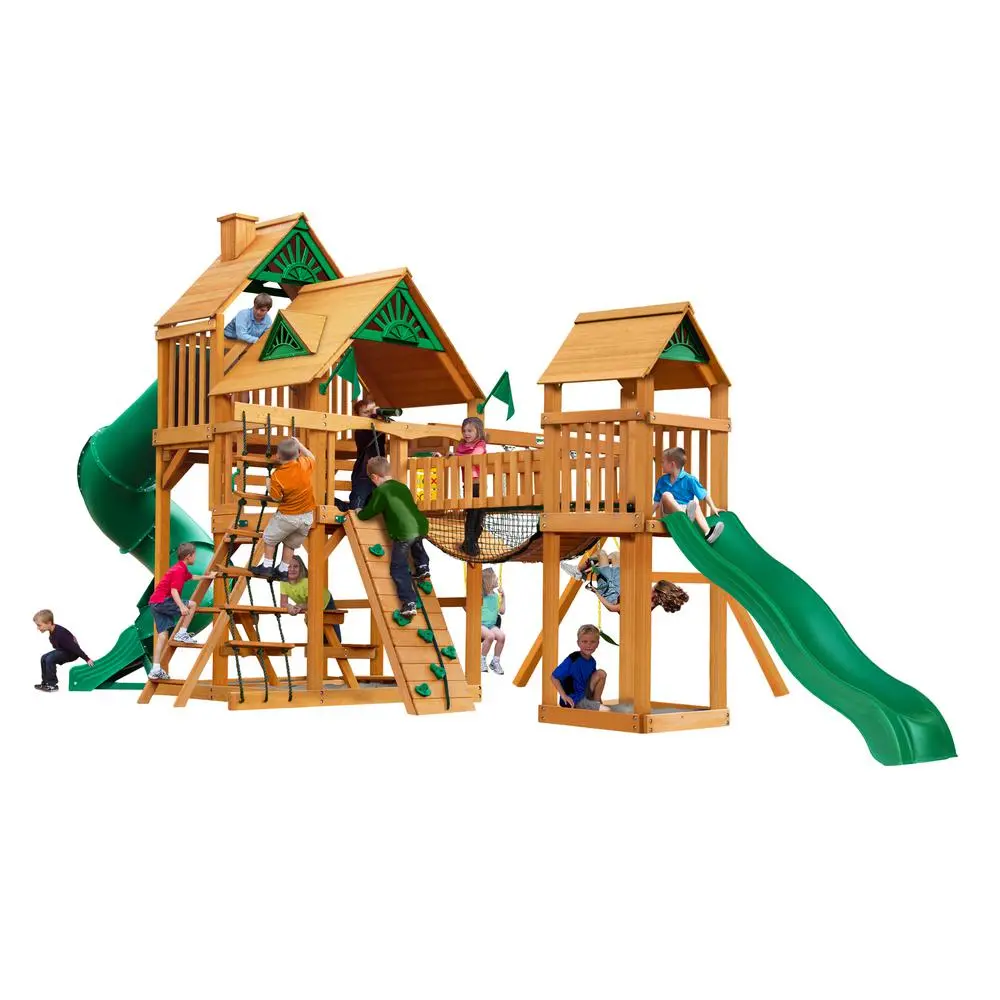 Treasure Trove I Ap Wooden Swing Set 1