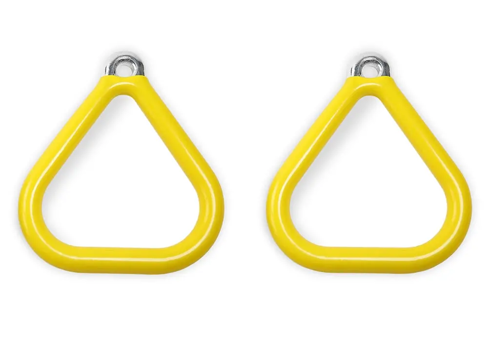 Trapeze Rings - Aluminum (Pair) - Yellow 1