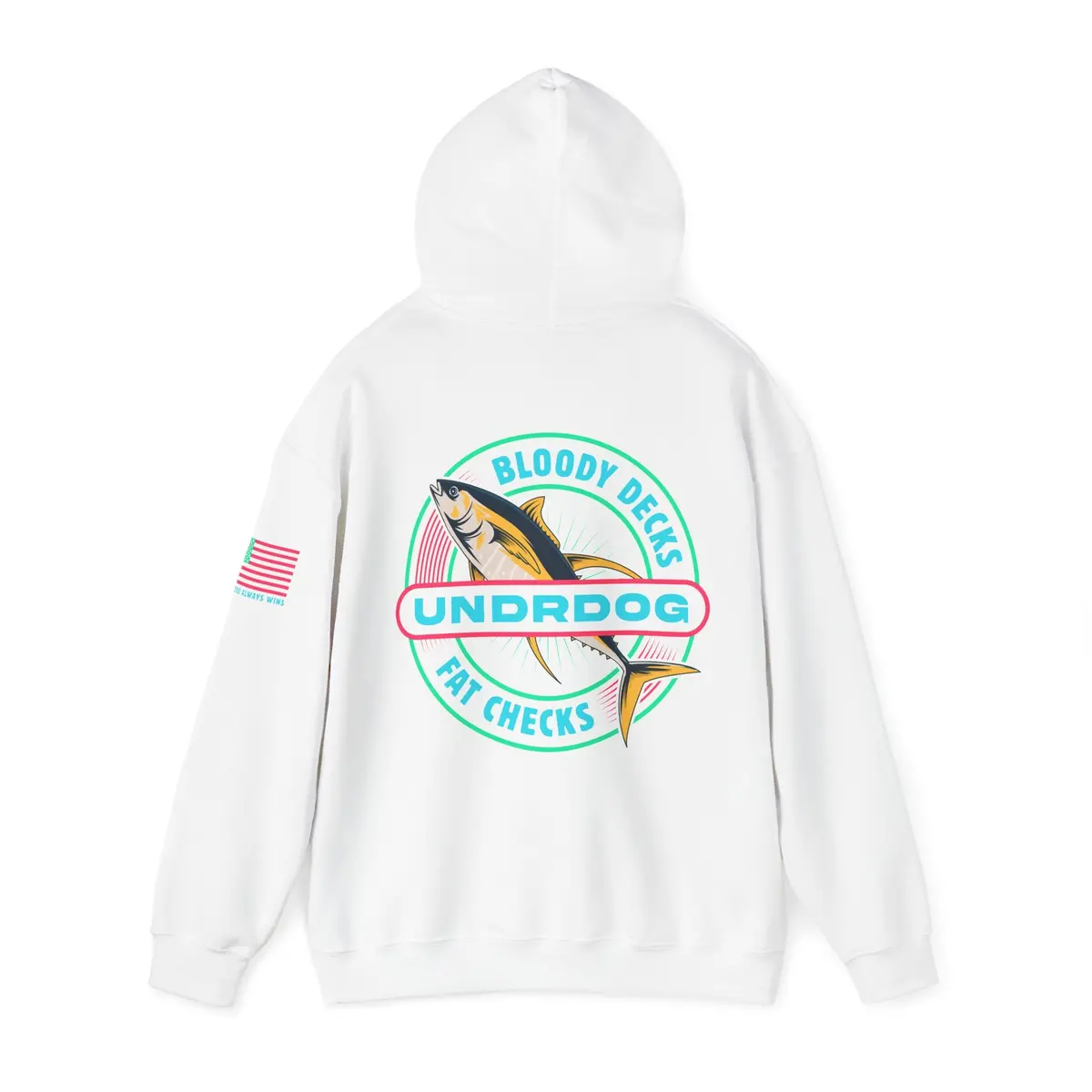 Bloody Decks Fat Checks Undrdog Heavy Blend™ Hooded Sweatshirt 12