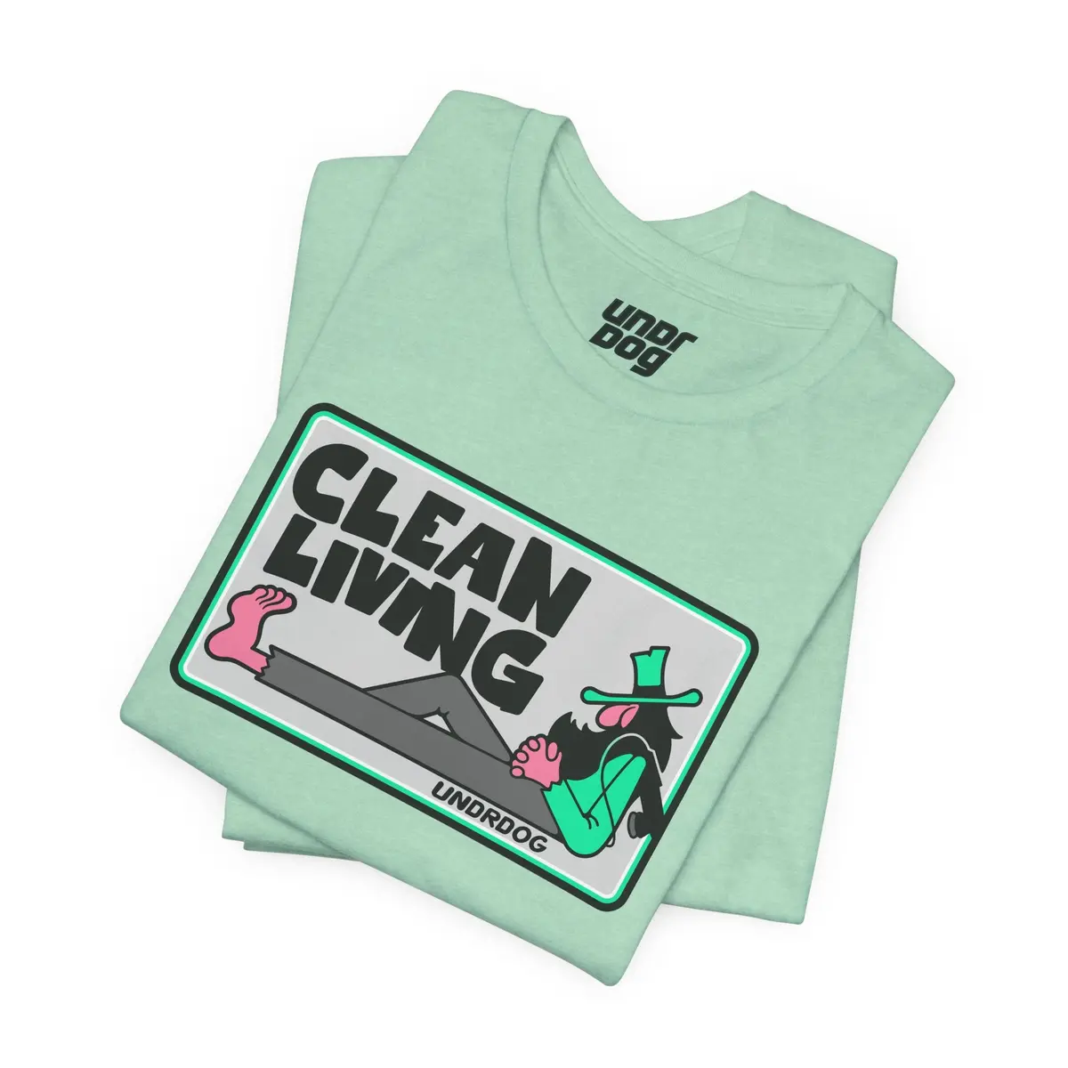 Clean Living V2 By Undrdog Tee 7