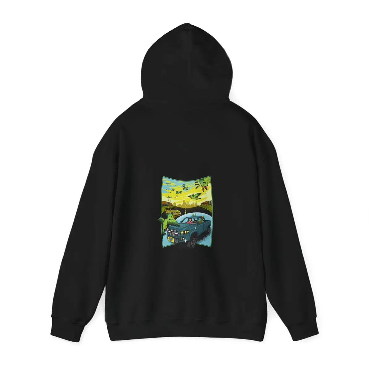Vehicle Damage Attempt Heavy Blend™ Hooded Sweatshirt 4
