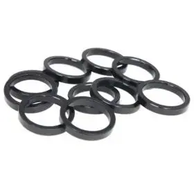 Evo, Alloy Headset Spacer, 25.4Mm, Black, 5Mm 1" For Old School Bmx 1
