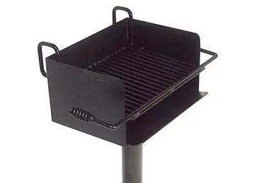 Rotating Pedestal Flip-Back Grill With 300 Square Inch Cook Area 1