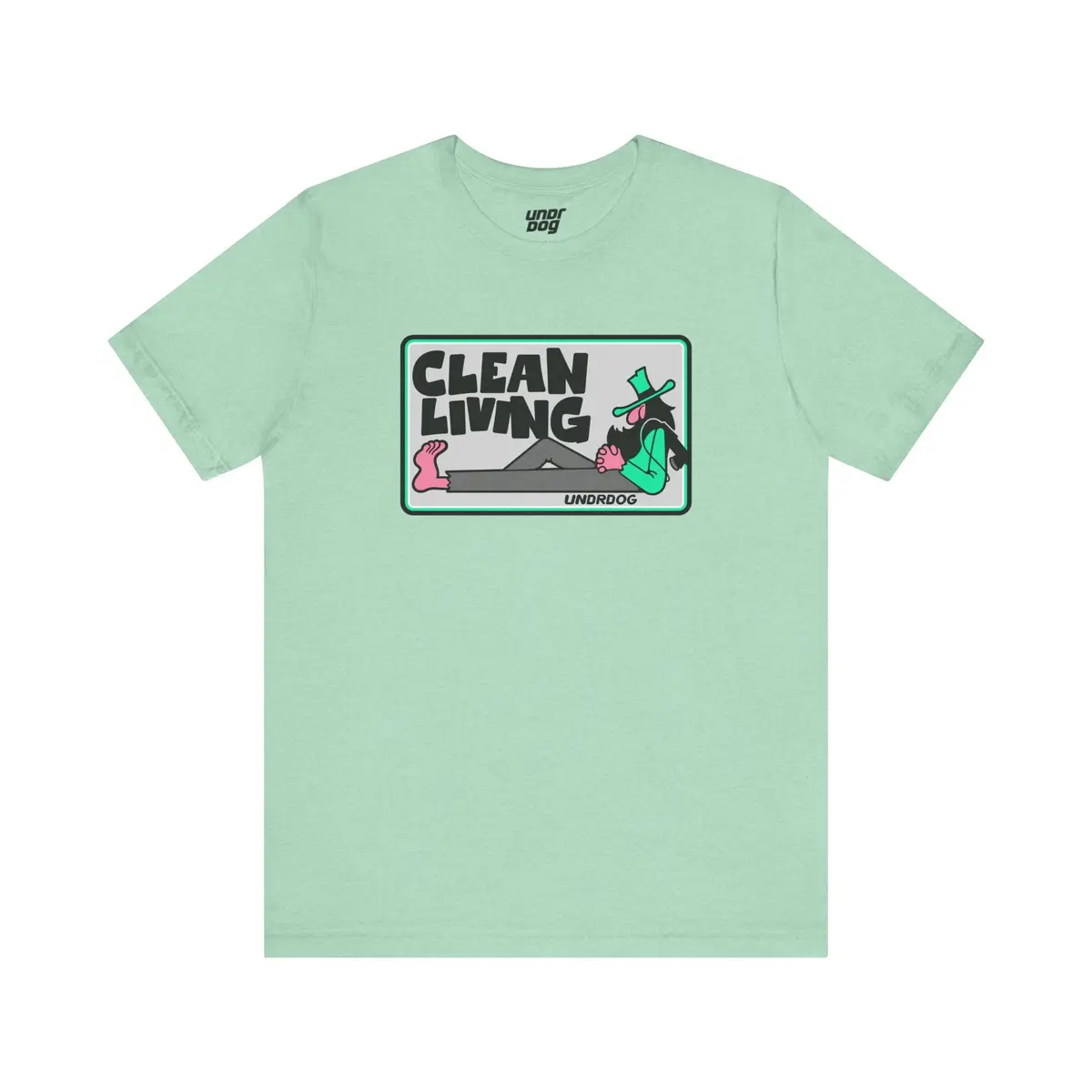 Clean Living V2 By Undrdog Tee 2