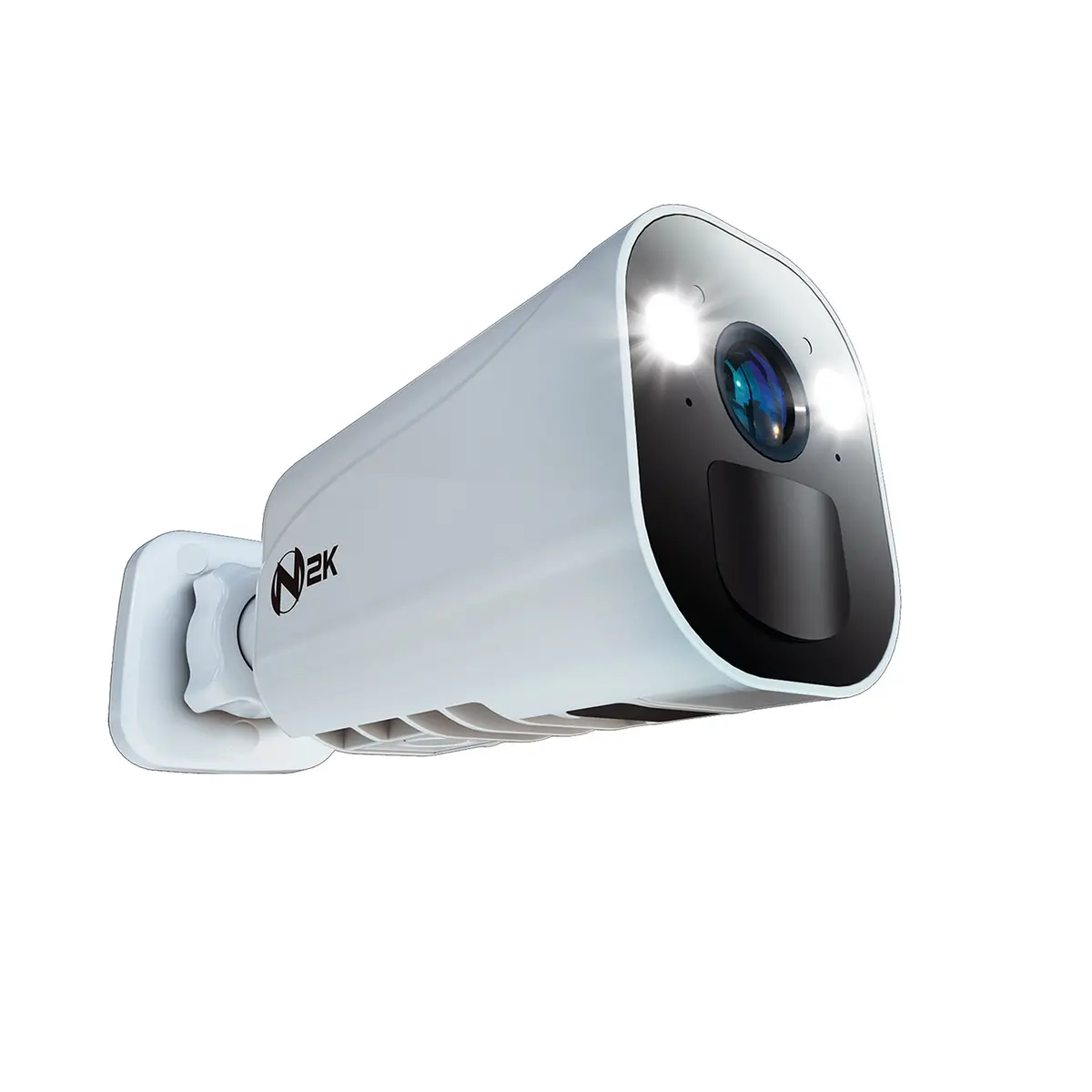 Refurbished Wire Free (Battery) 2K Spotlight Camera With 2-Way Audio And Audio Alerts And Siren - White 1