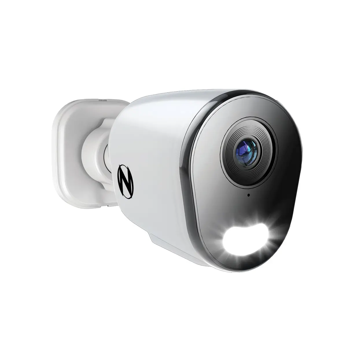 Add On Wired Ip 4K+ 12Mp Deterrence Camera With 2-Way Audio - 1 Pack - White 1