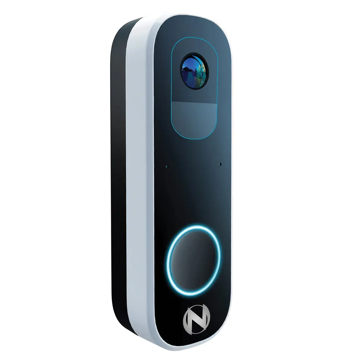 2K Battery Wi-Fi Smart Dual-Powered Video Doorbell - Black 1