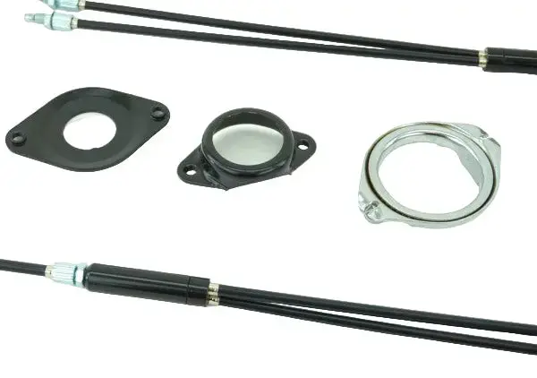 1" Gyro Rotor W/ Cables For Old School Bmx (Black) 1