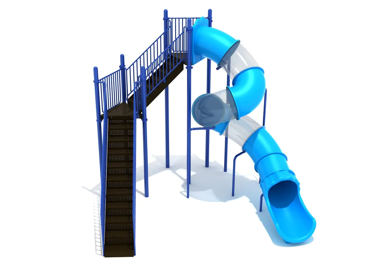 12 Foot Freestanding Spiral Tube Slide 1