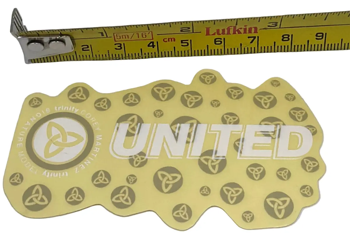 United Corey Martinez Trinity Sig Model Sticker (2010) 1