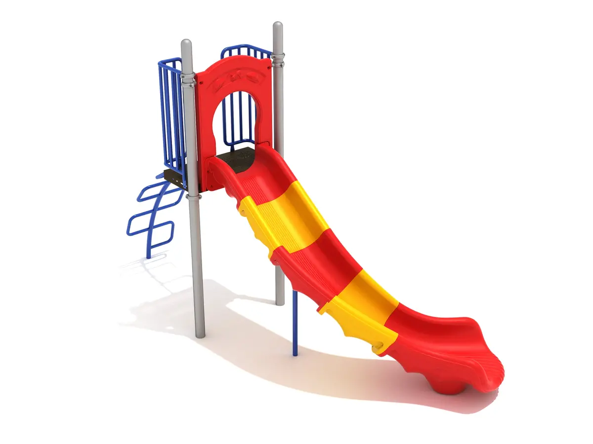 5 Foot Freestanding Slide With Snake Climber 1
