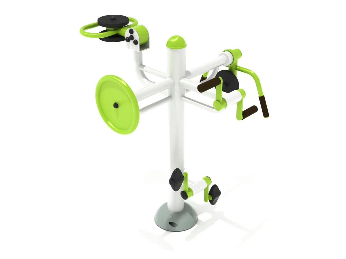 Accessible Quadruple Gym Station 1