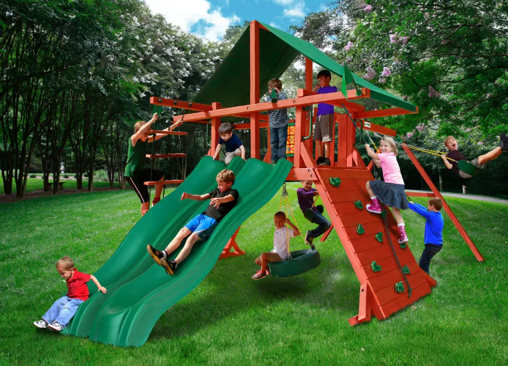 Sun Valley Extreme Wooden Swing Set 1