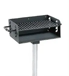 Rotating Pedestal Adjustable Grill With 300 Square Inch Cook Area 1
