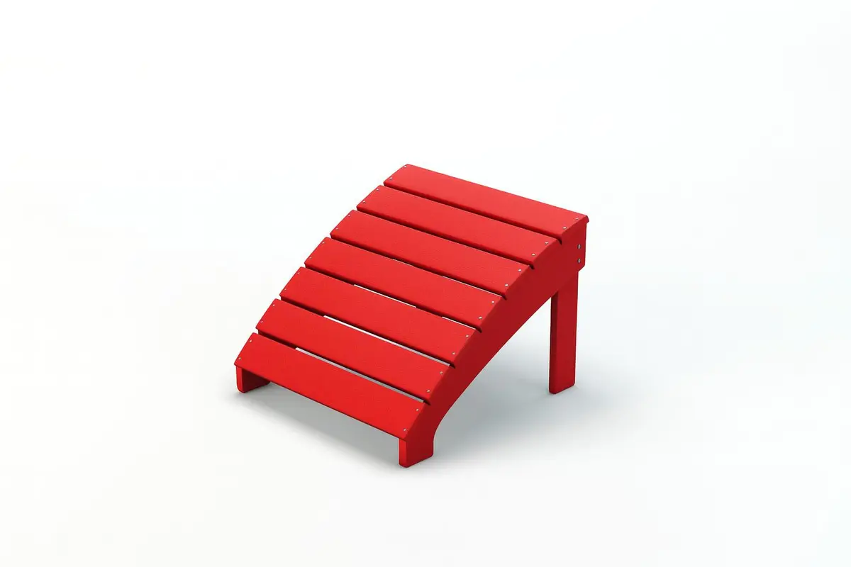 Ottoman Recycled Plastic Adirondack 1