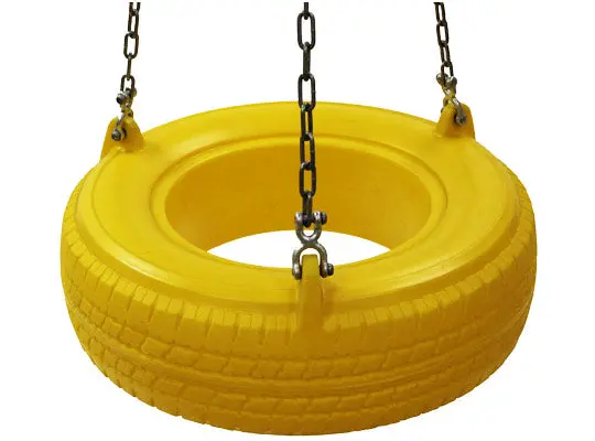 Plastic Tire Swing Seat 2