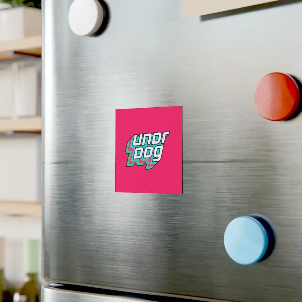 Undrdog Square Magnet 1