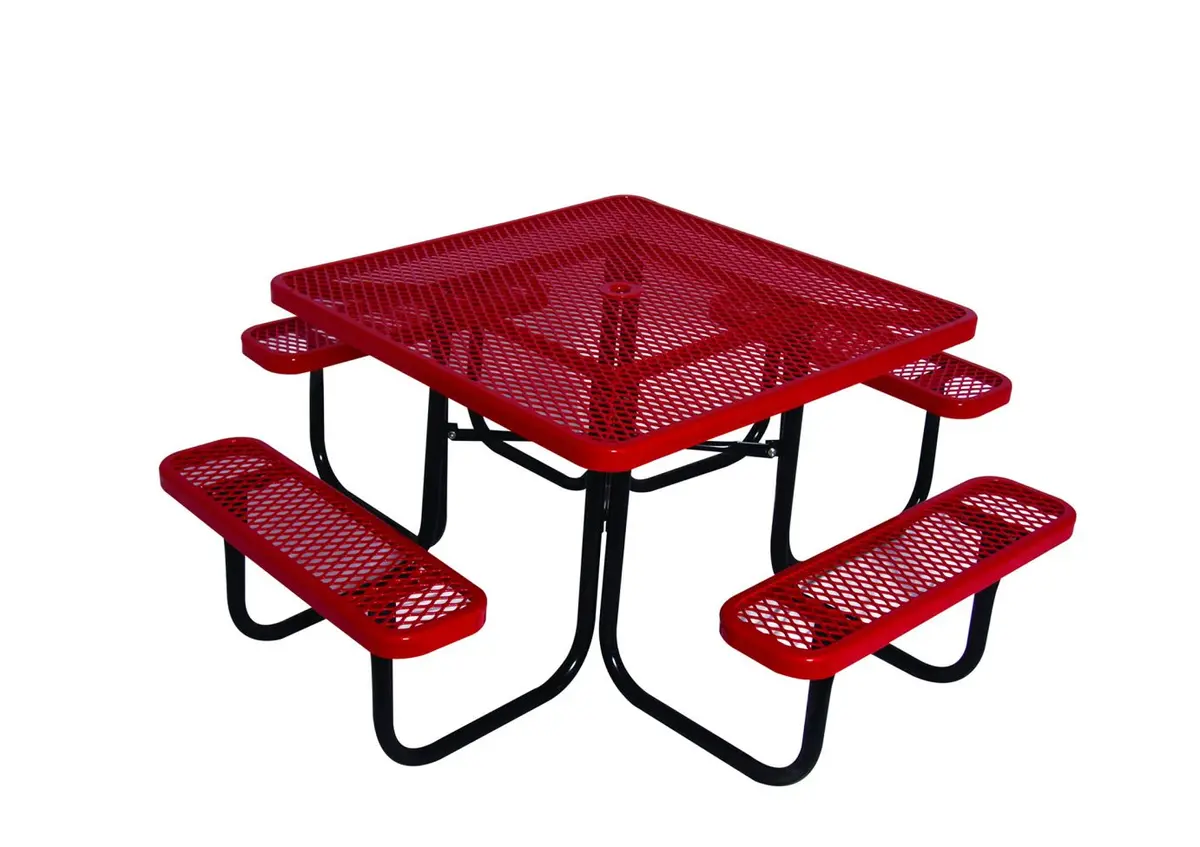 Square Picnic Table (46" Table Top) 2