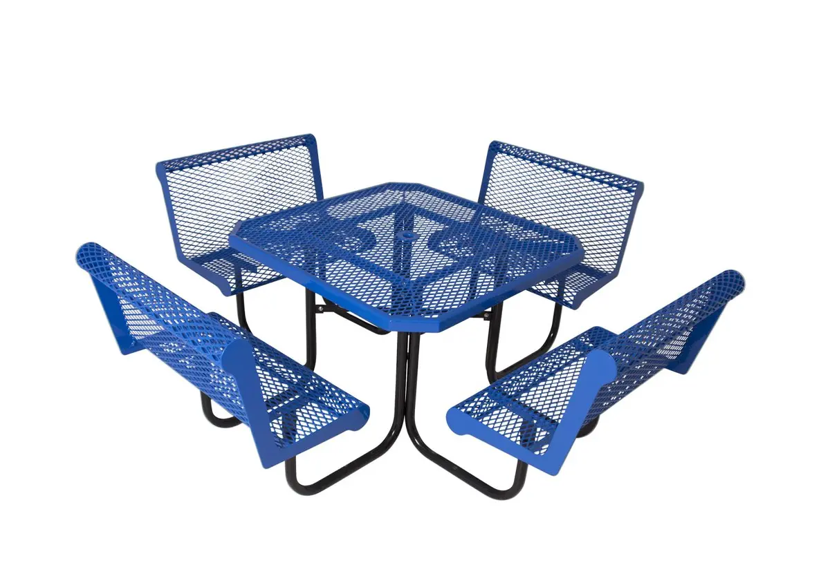 Square Picnic Table With Capri Seats 1