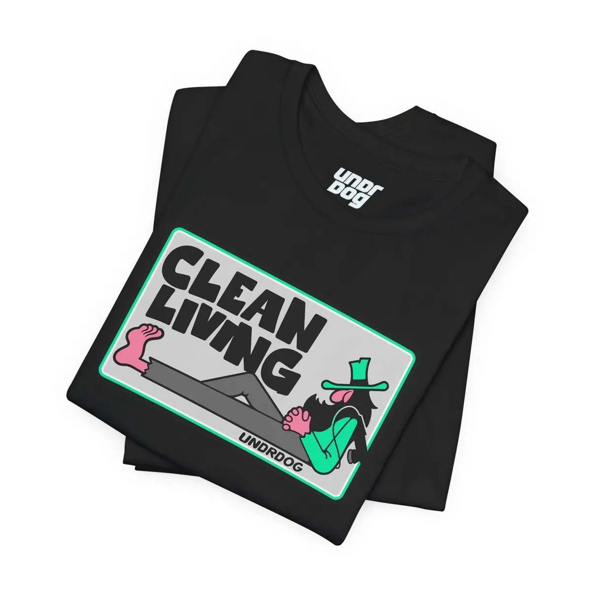 Clean Living V2 By Undrdog Tee 5