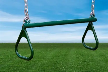 Ring And Acrobatic Trapeze Swing Green 1