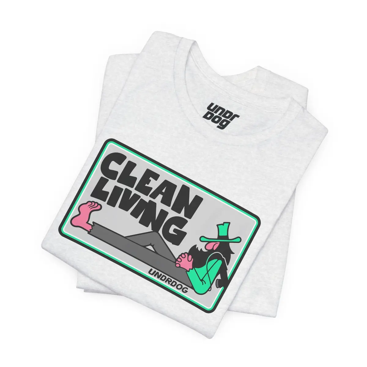 Clean Living V2 By Undrdog Tee 9