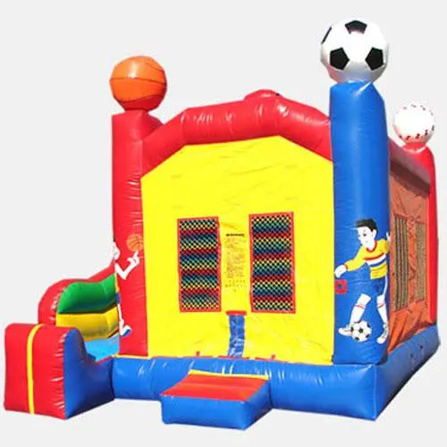 Sports Themed 4 In 1 Commercial Bounce House 1