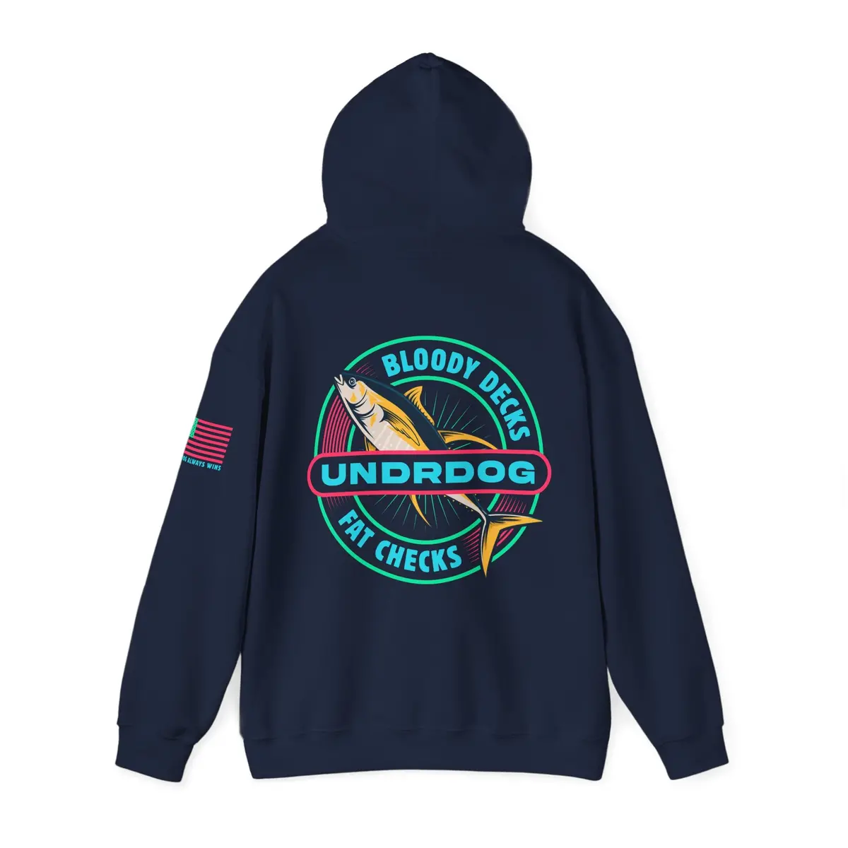 Bloody Decks Fat Checks Undrdog Heavy Blend™ Hooded Sweatshirt 9