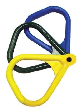 Triangular Rings Green - Set Of 12 1