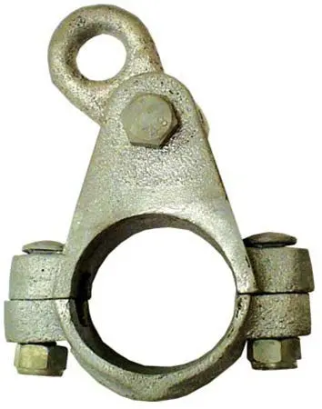 Galvanized Pipe Hanger 2.375 Inch - Set Of 2 1