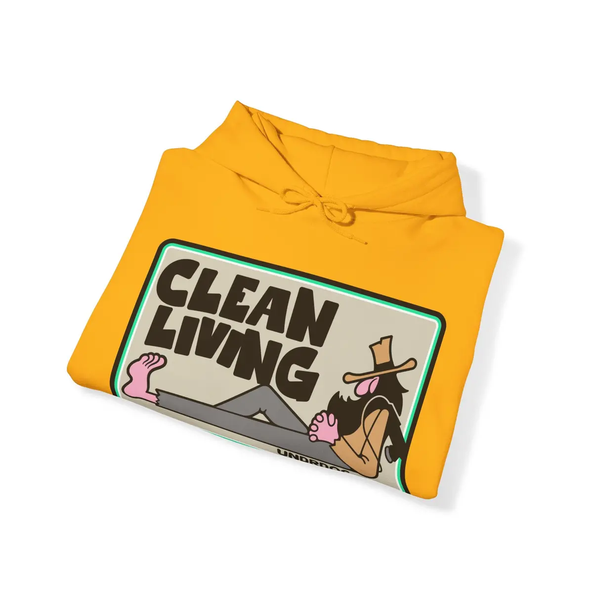 Clean Living By Undrdog V3 Polisher Heavy Blend™ Hooded Sweatshirt 6