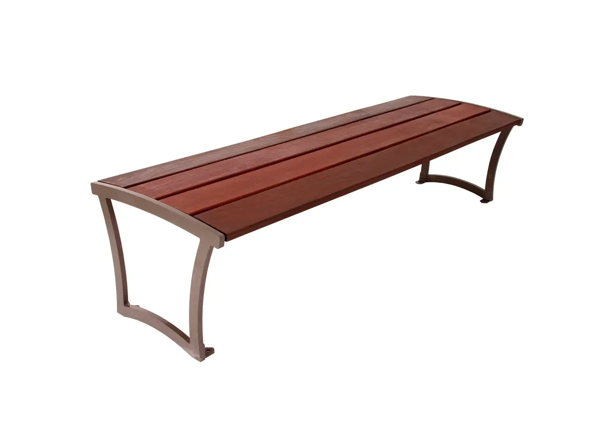 Madison Bench Without Back - Ipe Wood 1
