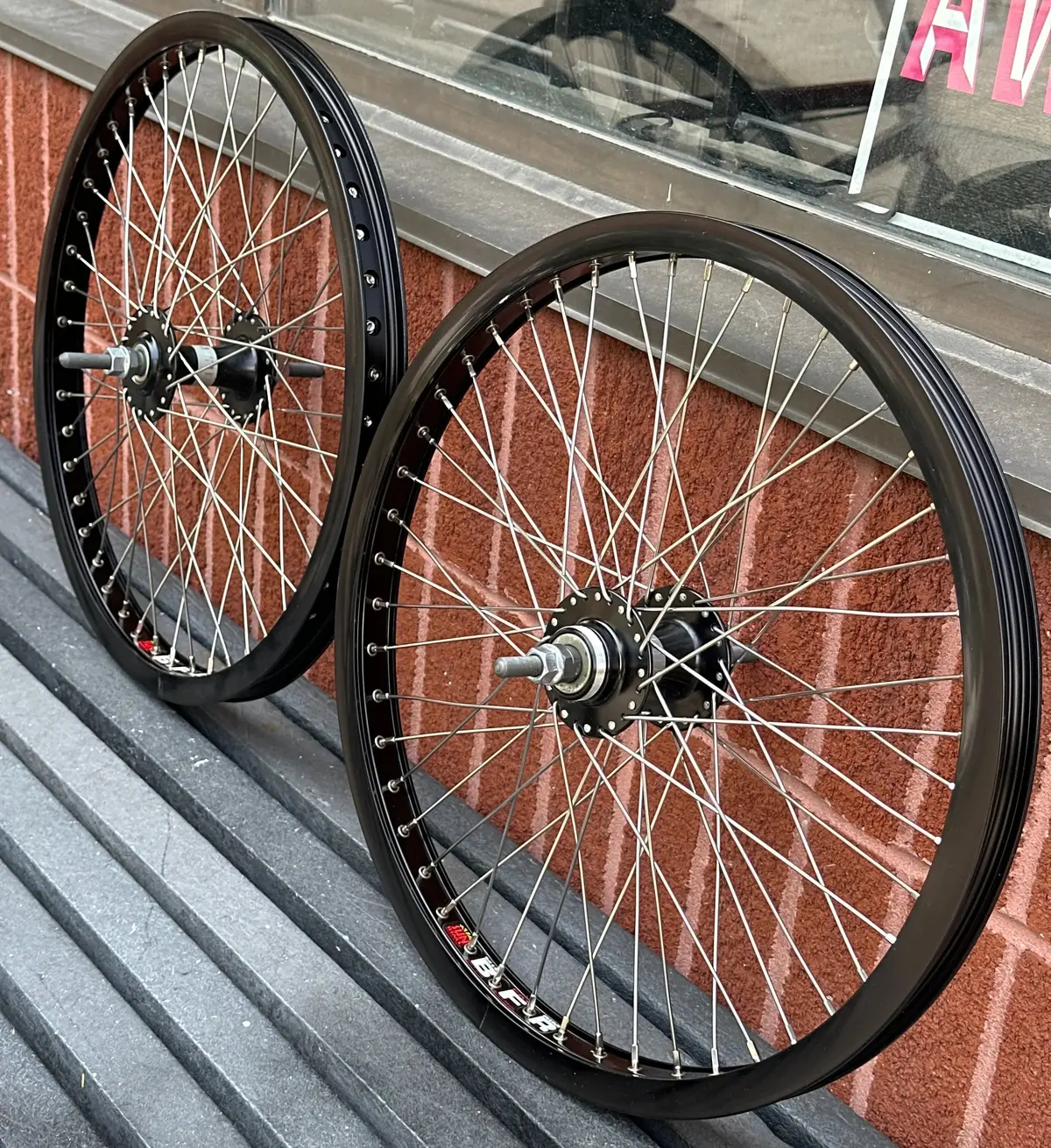 20" Sun B.F.R. Black Wheelset (3/8) (Old School/Mid School) 1