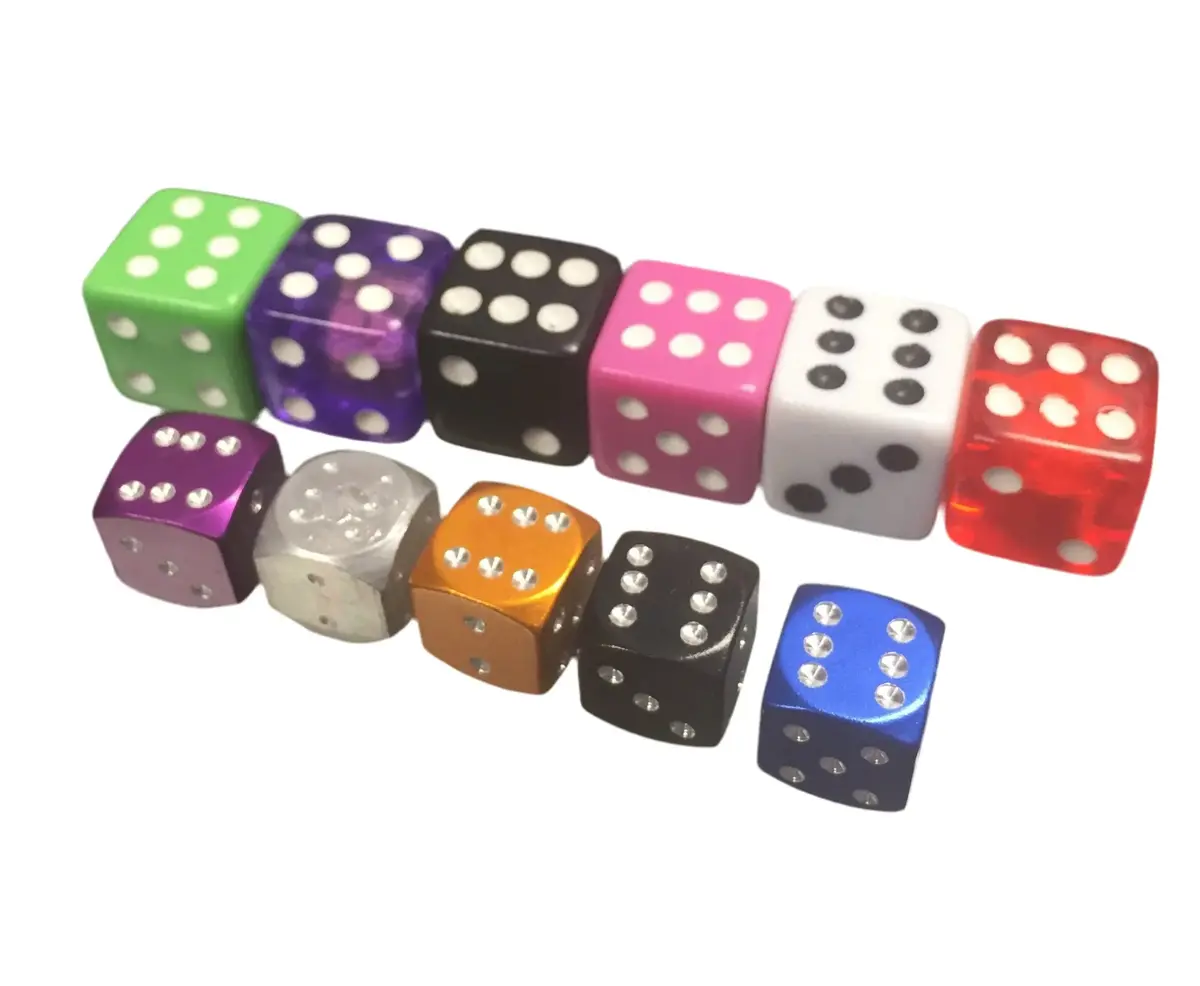 Dice Valve Caps (Pair) 1
