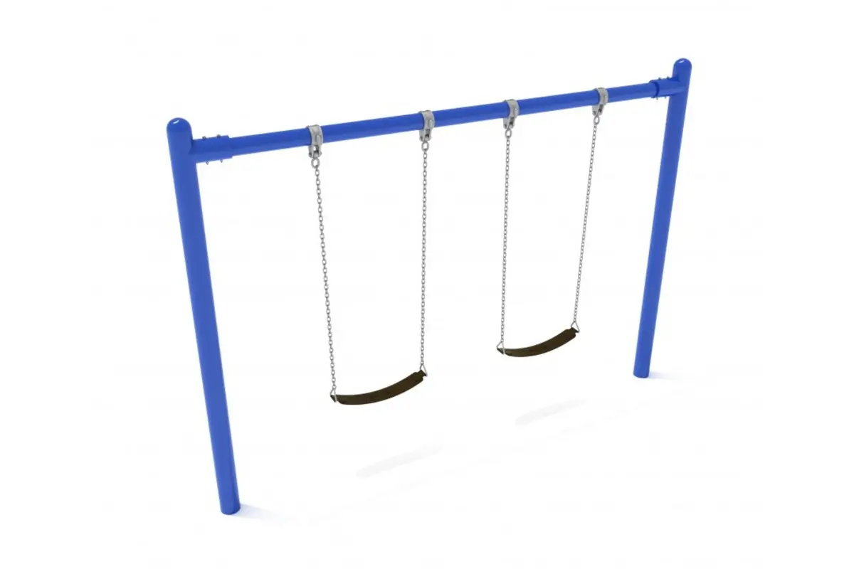 8 Feet High Elite 5 Inch Single Post Swing 1
