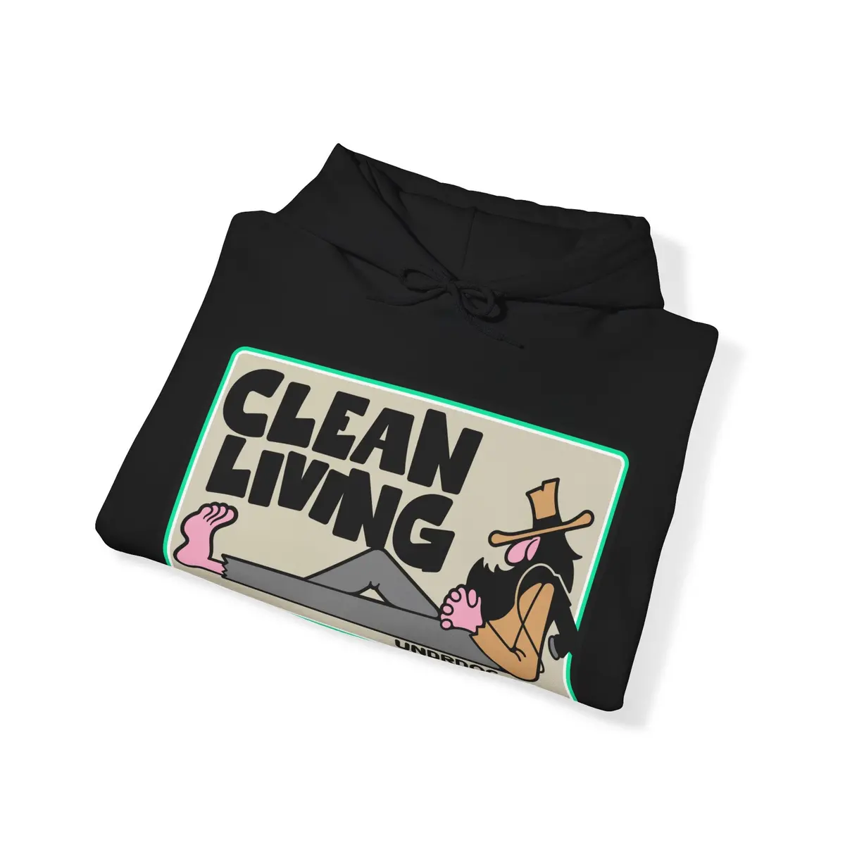 Clean Living By Undrdog V3 Polisher Heavy Blend™ Hooded Sweatshirt 12