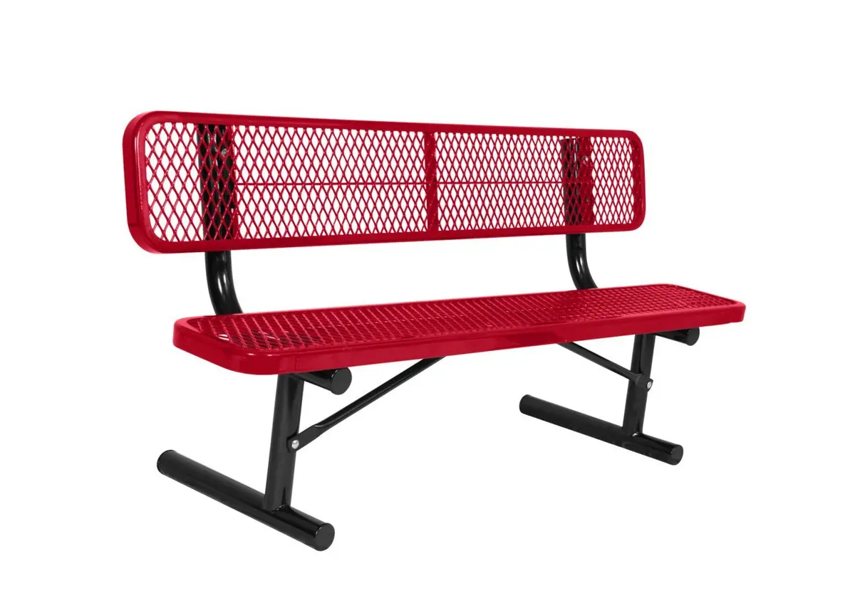 Extra Heavy-Duty Bench With Back 1