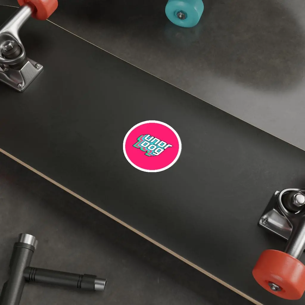 Undrdog Round Die-Cut Sticker 1