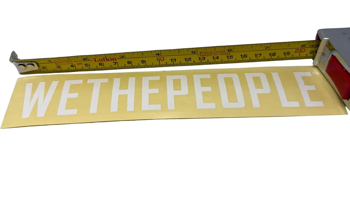 Wethepeople Long Frame Sticker 1