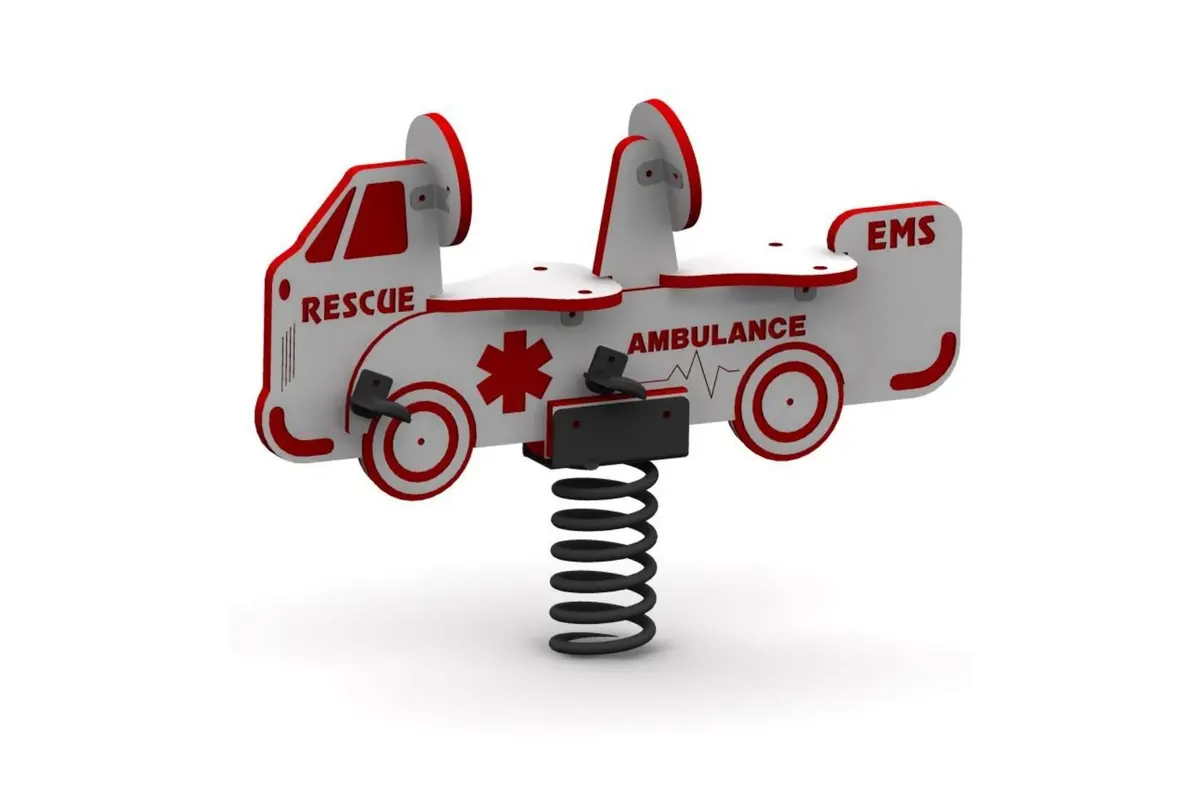 Ambulance 2 Person Spring Rider 1