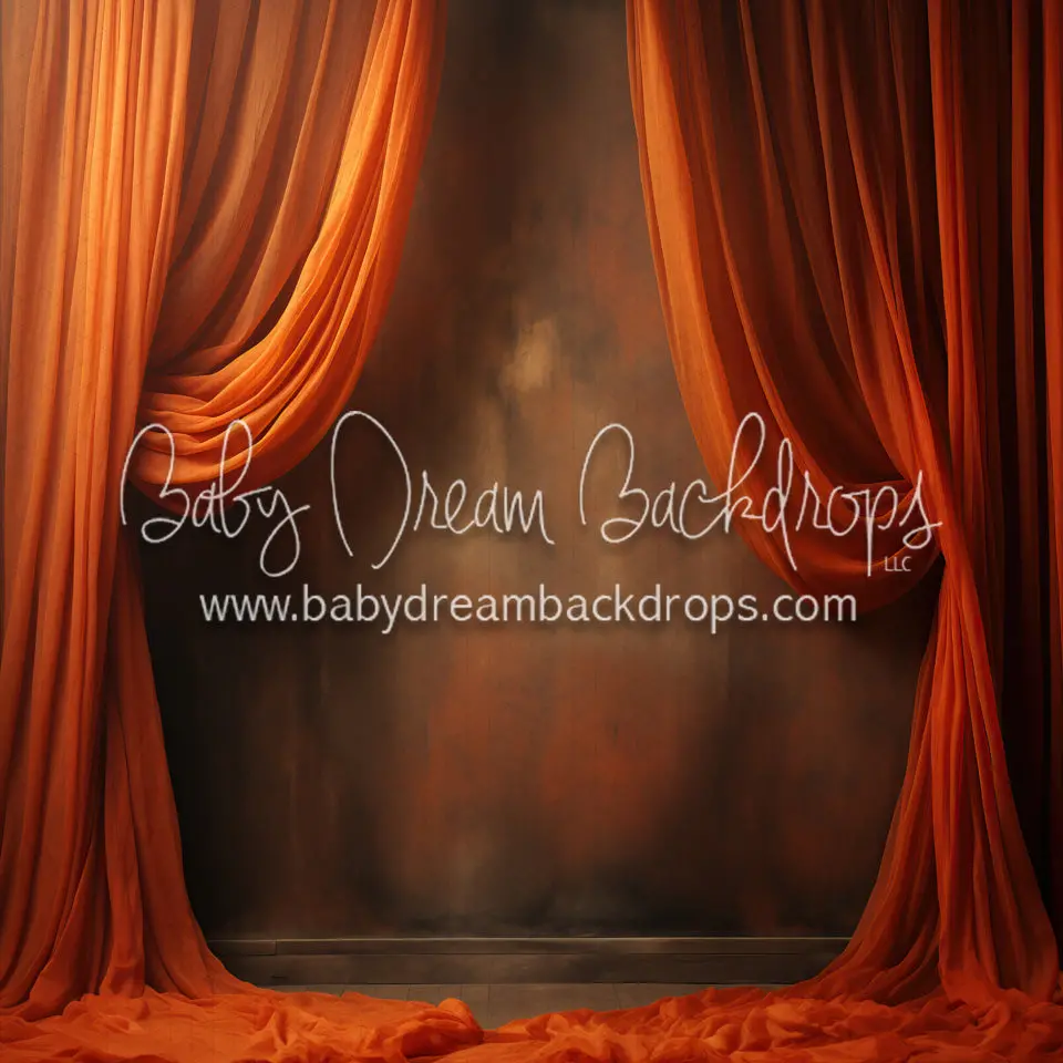 X Drop Art Drapes Amber Left (Md) 1